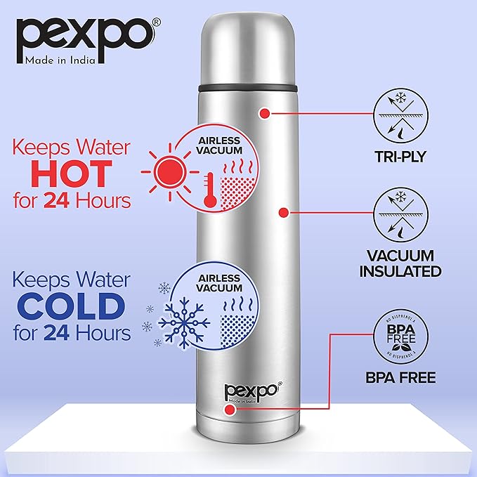 PEXPO THERMOSTEEL FLIP LID FLAMINGO