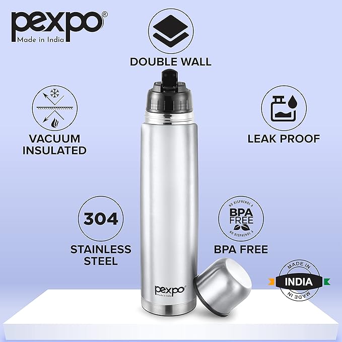 PEXPO THERMOSTEEL FLIP LID FLAMINGO